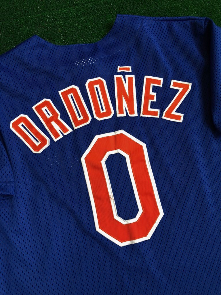 Vintage 90's Rey Ordonez New York Mets MLB Jersey size large