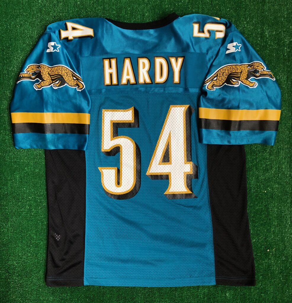 1995 Kevin Hardy Jacksonville Jaguars Starter NFL Jersey Size Large ...