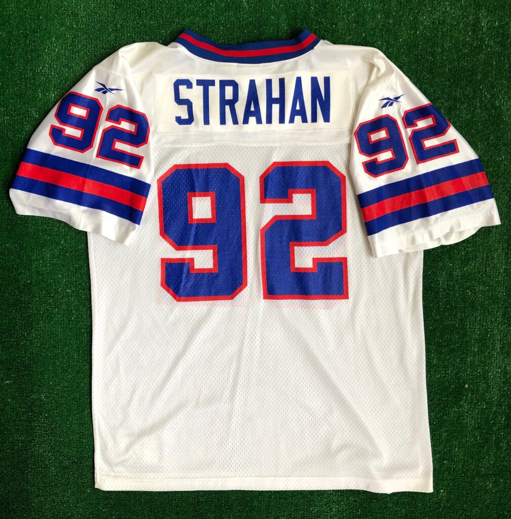 90’s Michael Strahan New York Giants Reebok NFL Jersey Size L/XL – Rare ...