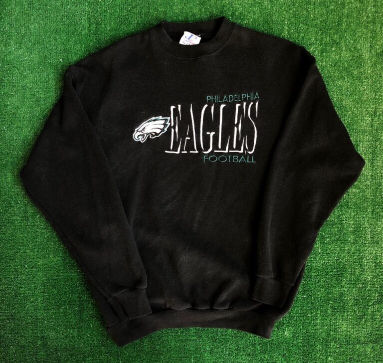 90âs Philadelphia Eagles Logo Athletic NFL Crewneck Sweatshirt Size XL â Rare VNTG