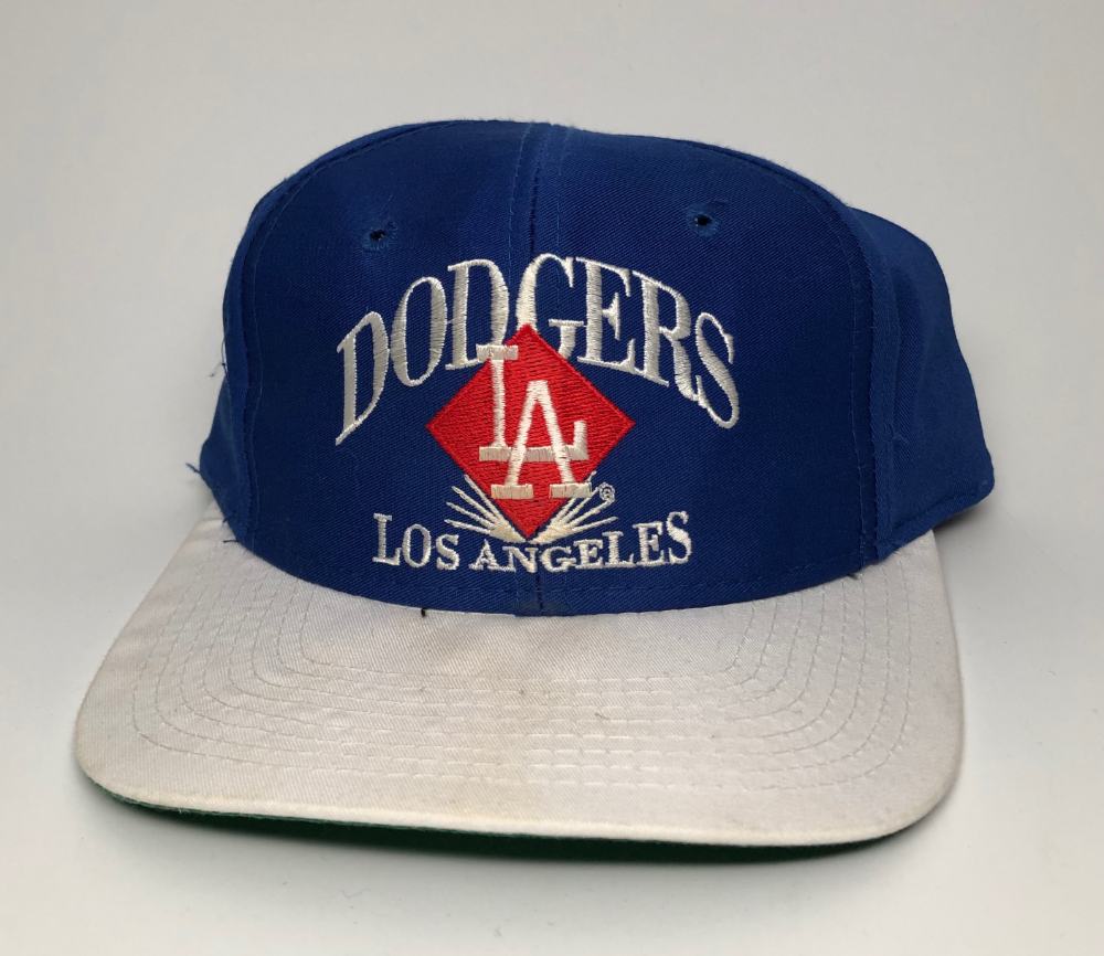 90's Los Angeles Dodgers Signatures MLB Snapback Hat – Rare VNTG