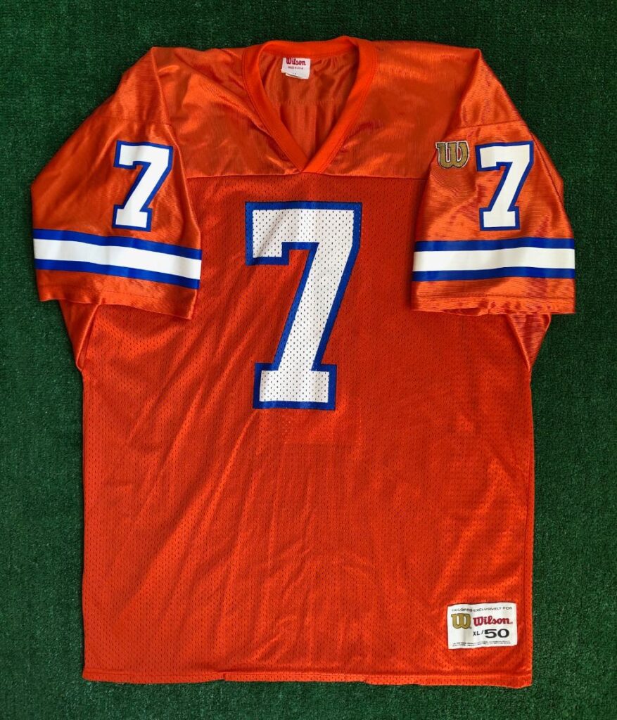 90's John Elway Denver Broncos Wilson NFL Jersey Size XL – Rare VNTG