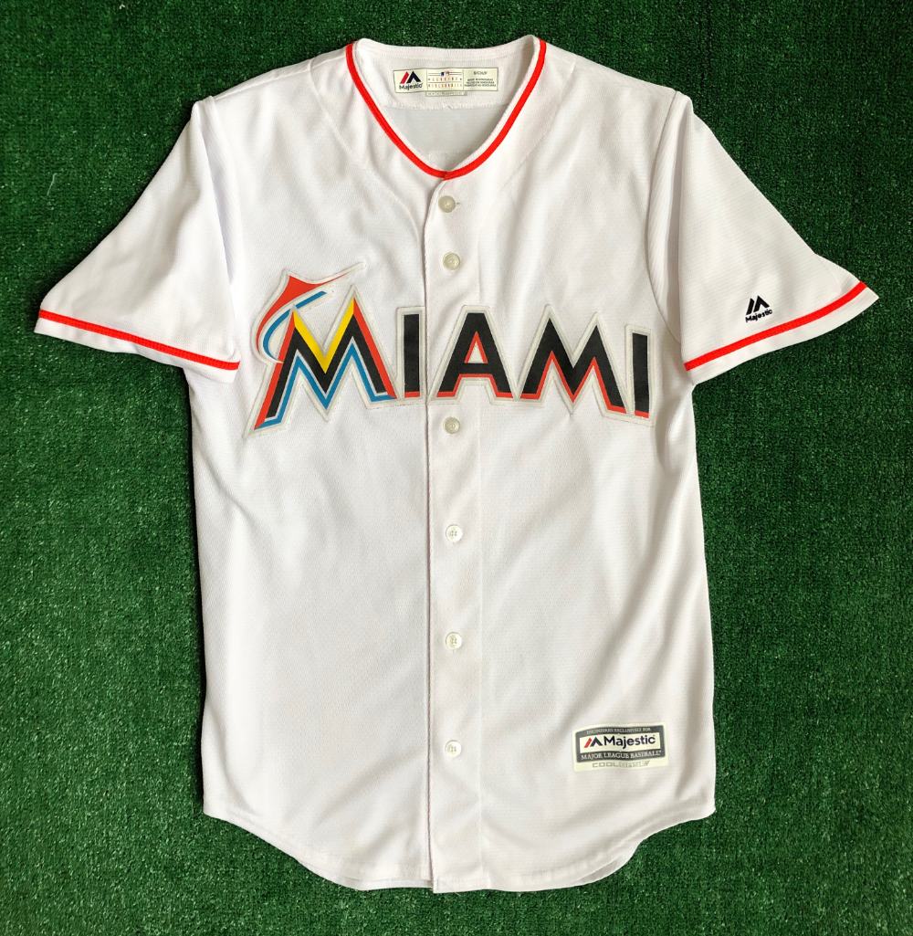 00's Miami Marlins Giancarlo Stanton Majestic MLB Jersey Size