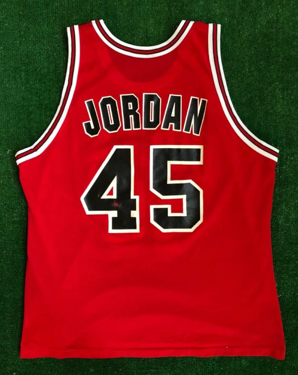 Vtg Champion NBA Chicago Bulls Jordan #45 Jersey