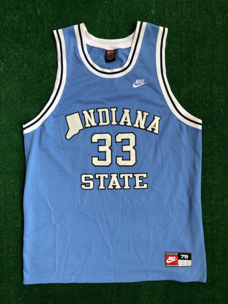 1979 Larry Bird Indiana State Sycamores Nike NCAA Jersey Size XL – Rare VNTG