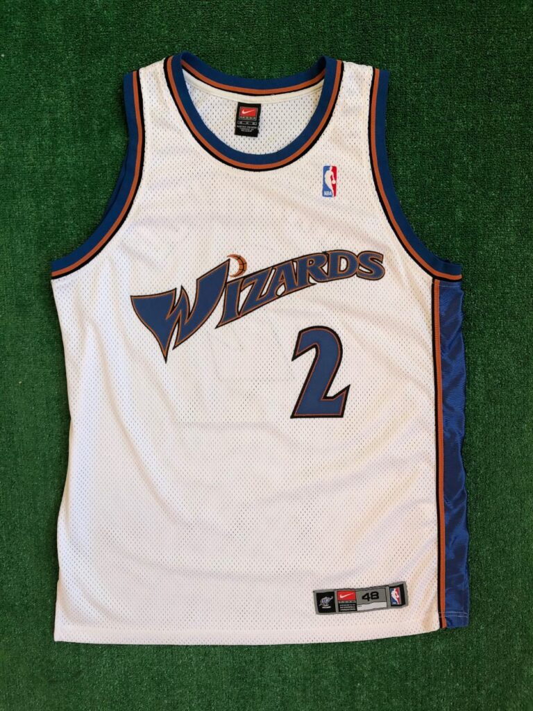 90's God Shammgod Washington Wizards Nike Authentic NBA Jersey Size 48 XL –  Rare VNTG