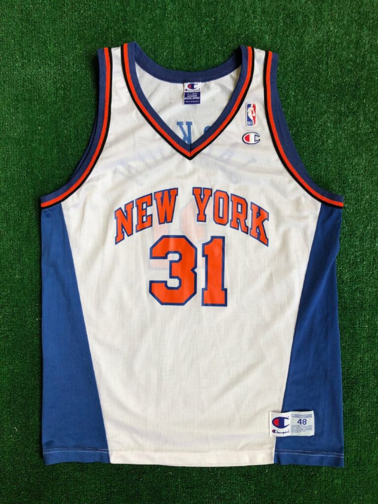 2000 Mark Jackson New York Knicks Champion NBA Jersey Size 48 XL – Rare VNTG
