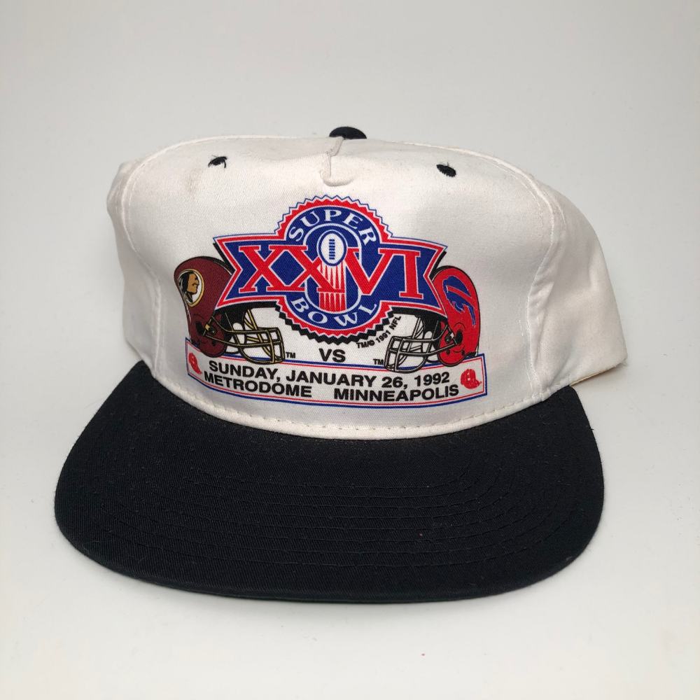 1992 Super Bowl XXVI Washington Buffalo Bills NFL Snapback Hat
