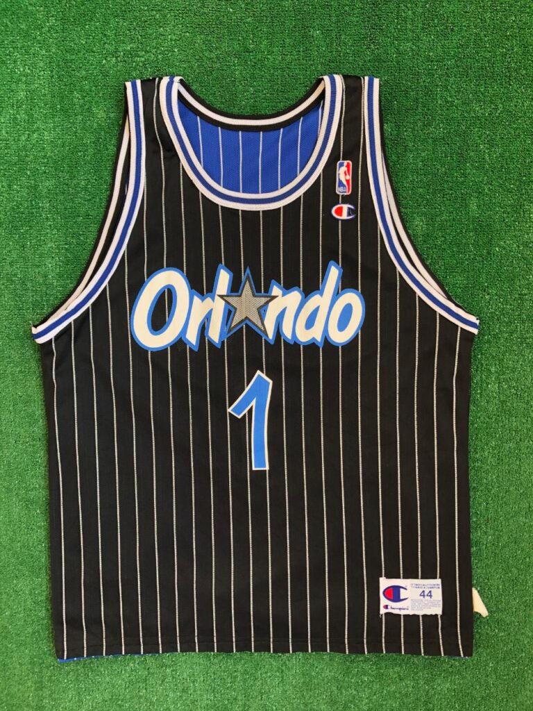 Orlando Magic Penny Hardaway #1 Basketball Pinstripe Jersey Stitched mens vest 