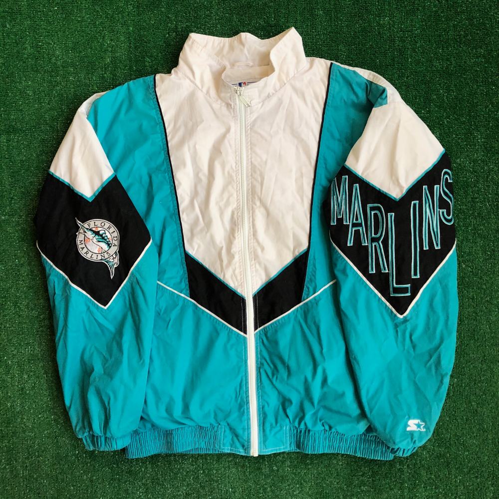 90's Florida Marlins Starter MLB Windbreaker Jacket Size XL – Rare VNTG