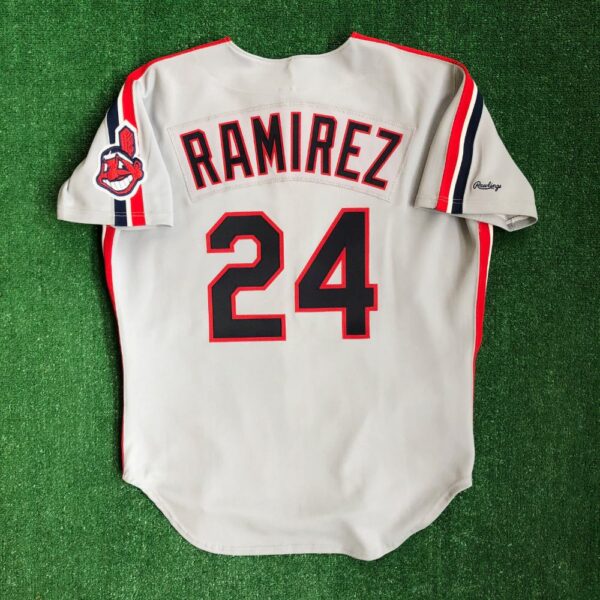 1993 Manny Ramirez Cleveland Indians Rawlings Authentic MLB Jersey Size 46  Large – Rare VNTG