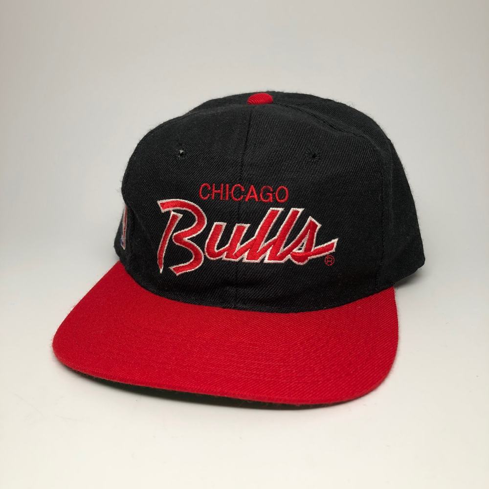 90's Chicago Bulls Sports Specialties Script NBA Snapback Hat 