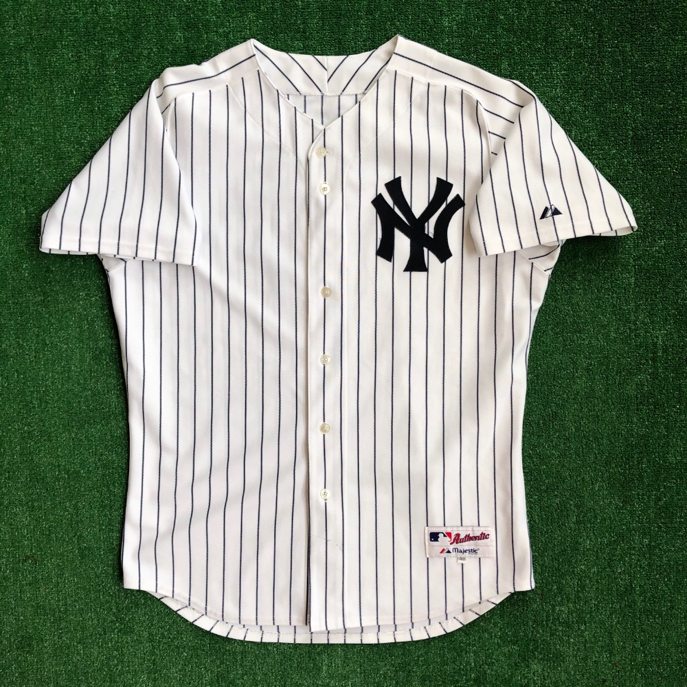 2001 Derek Jeter New York Yankees Majestic Authentic MLB Jersey Size 48 XL  – Rare VNTG
