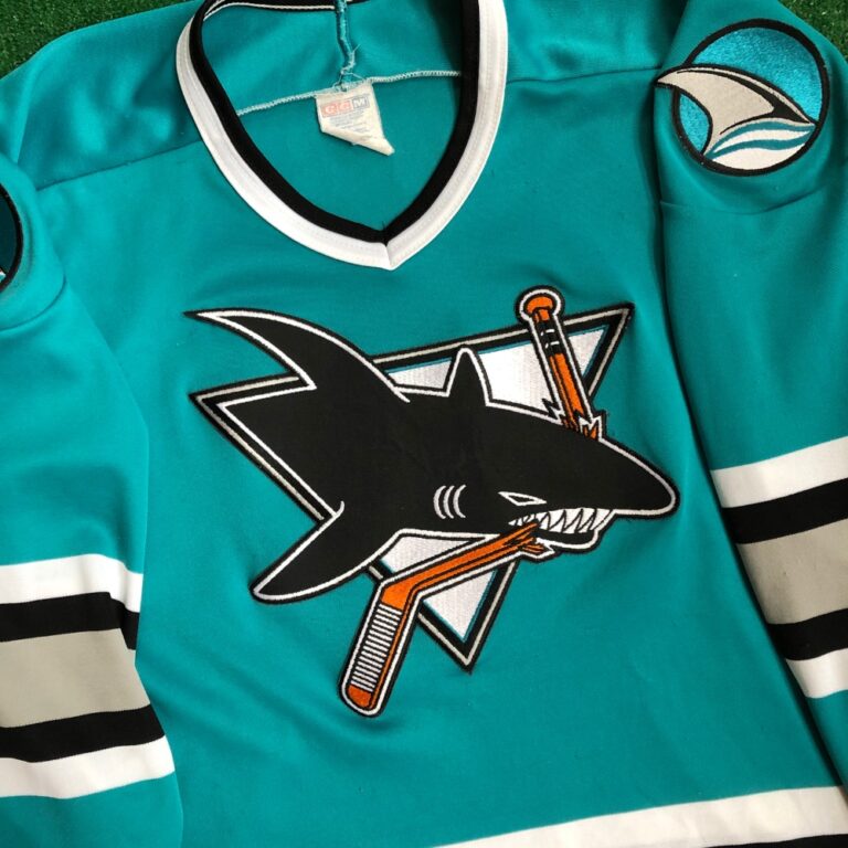 Casquette Snapback Vintage San Jose Sharks NHL - CCM - Années 90