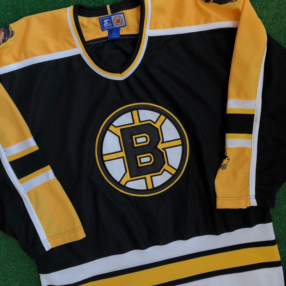 90's Boston Bruins Starter NHL Jersey Size Large – Rare VNTG