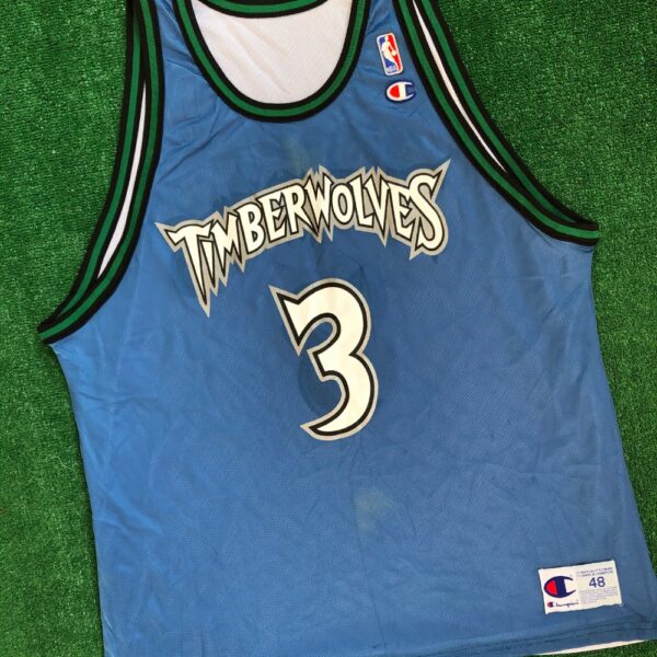 NBA Timberwolves Jersey Stephon Marbury #3 Champion Youth Size L