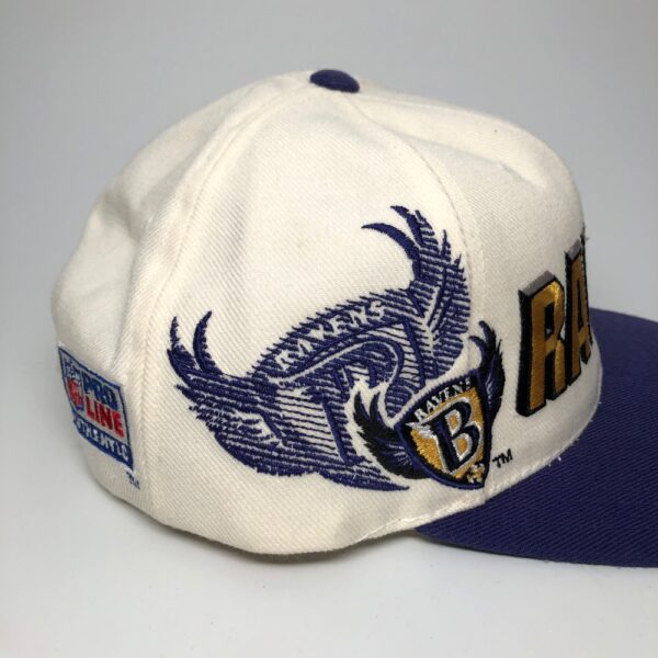 90's Baltimore Ravens Sports Specialties Laser Shadow NFL Snapback Hat –  Rare VNTG
