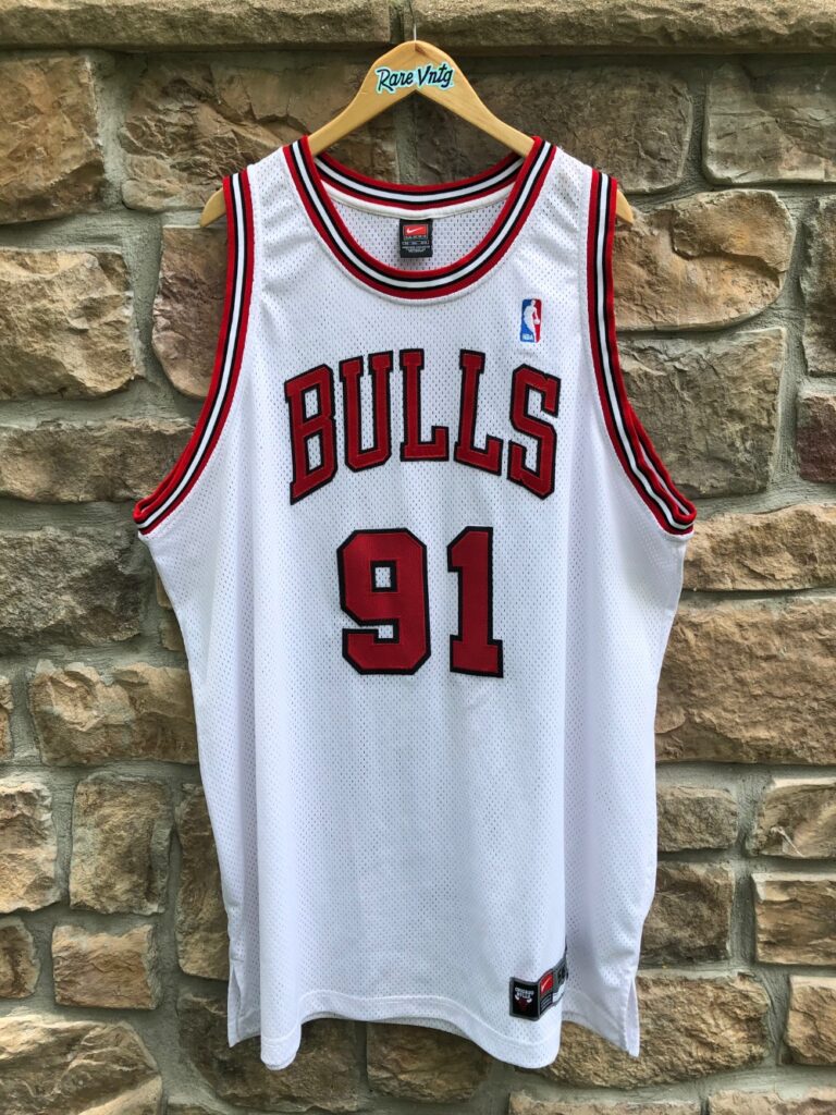 raft calorie Compete 90's Dennis Rodman Chicago Bulls Authentic Nike NBA Jersey Size 56 XXXL –  Rare VNTG