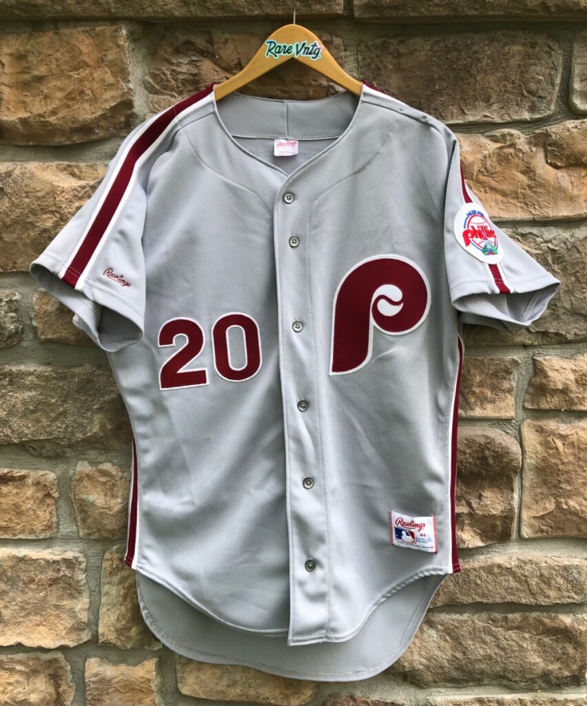 1989 Mike Schmidt Philadelphia Phillies Authentic Rawlings MLB Jersey ...