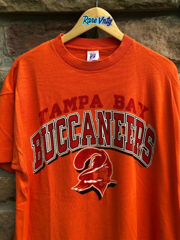 1990 Tampa Bay Bucs Logo 7 NFL Creamsicle T Shirt Size XL â Rare VNTG