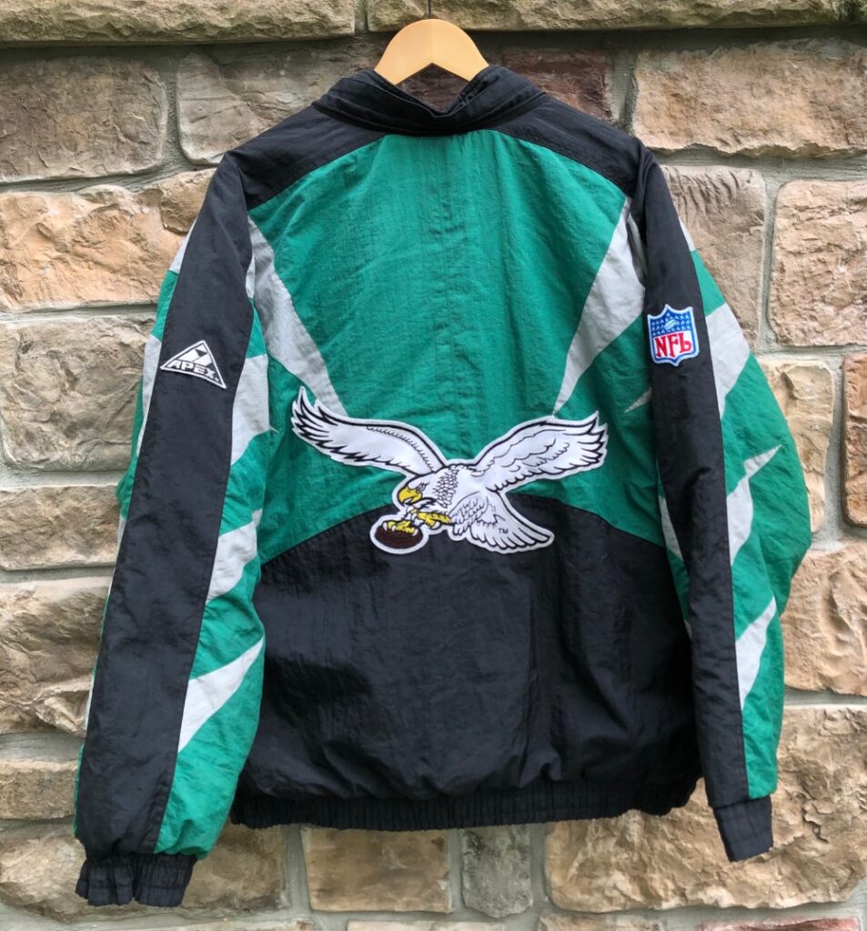 90's Philadelphia Eagles Apex One NFL Winter Jacket Size Large