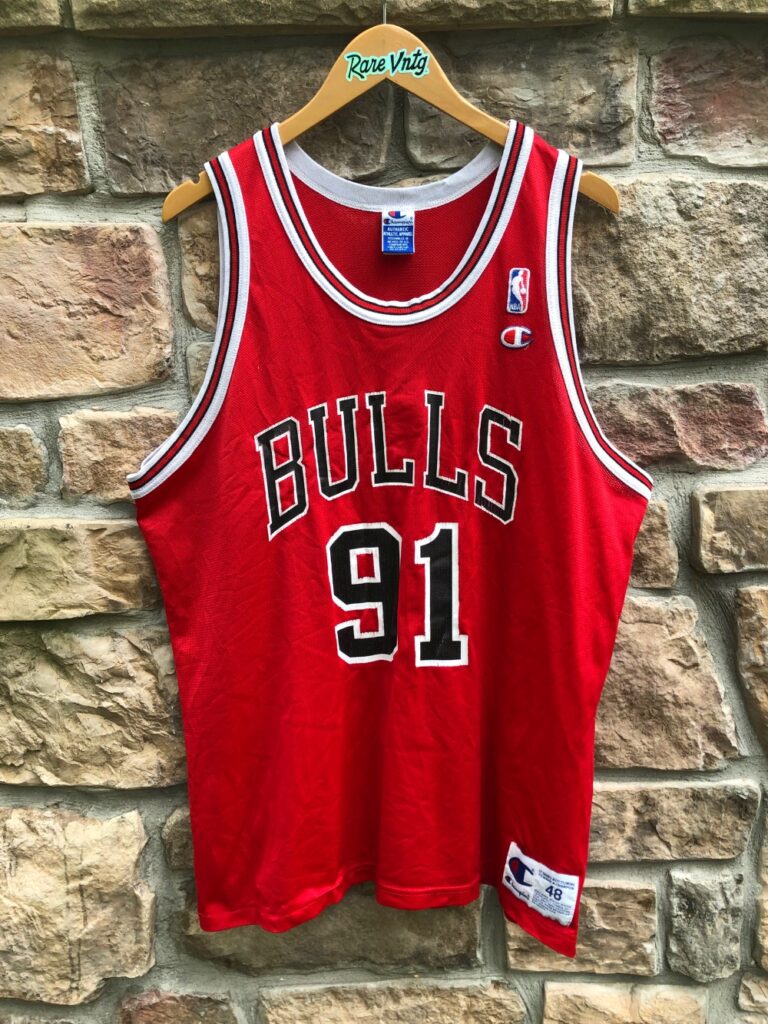 Vintage Dennis Rodman #10 San Antonio Spurs NBA Champion Jersey Size 48