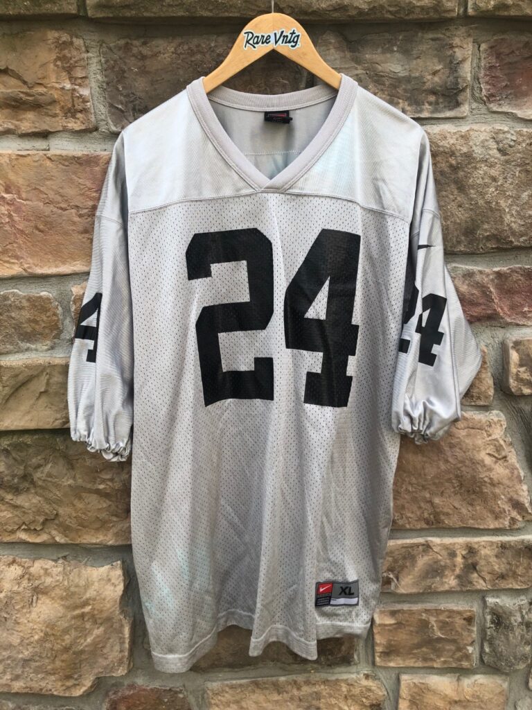 90’s Charles Woodson Oakland Raiders Nike Silver NFL Jersey Size XL ...