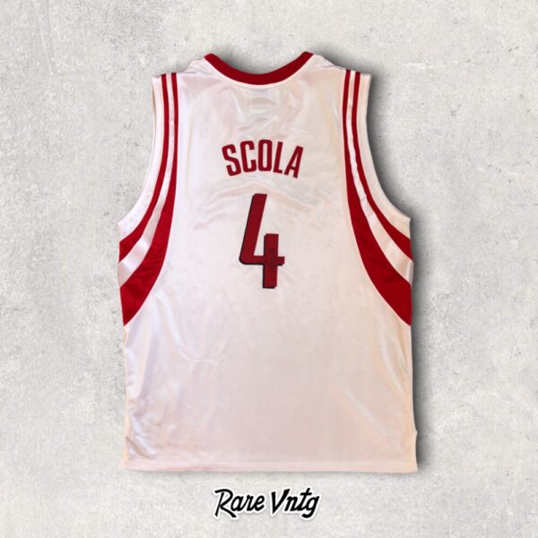 2008 Luis Scola Houston Rockets Signed Authentic Adidas NBA Jersey Size 48 XL â Rare VNTG