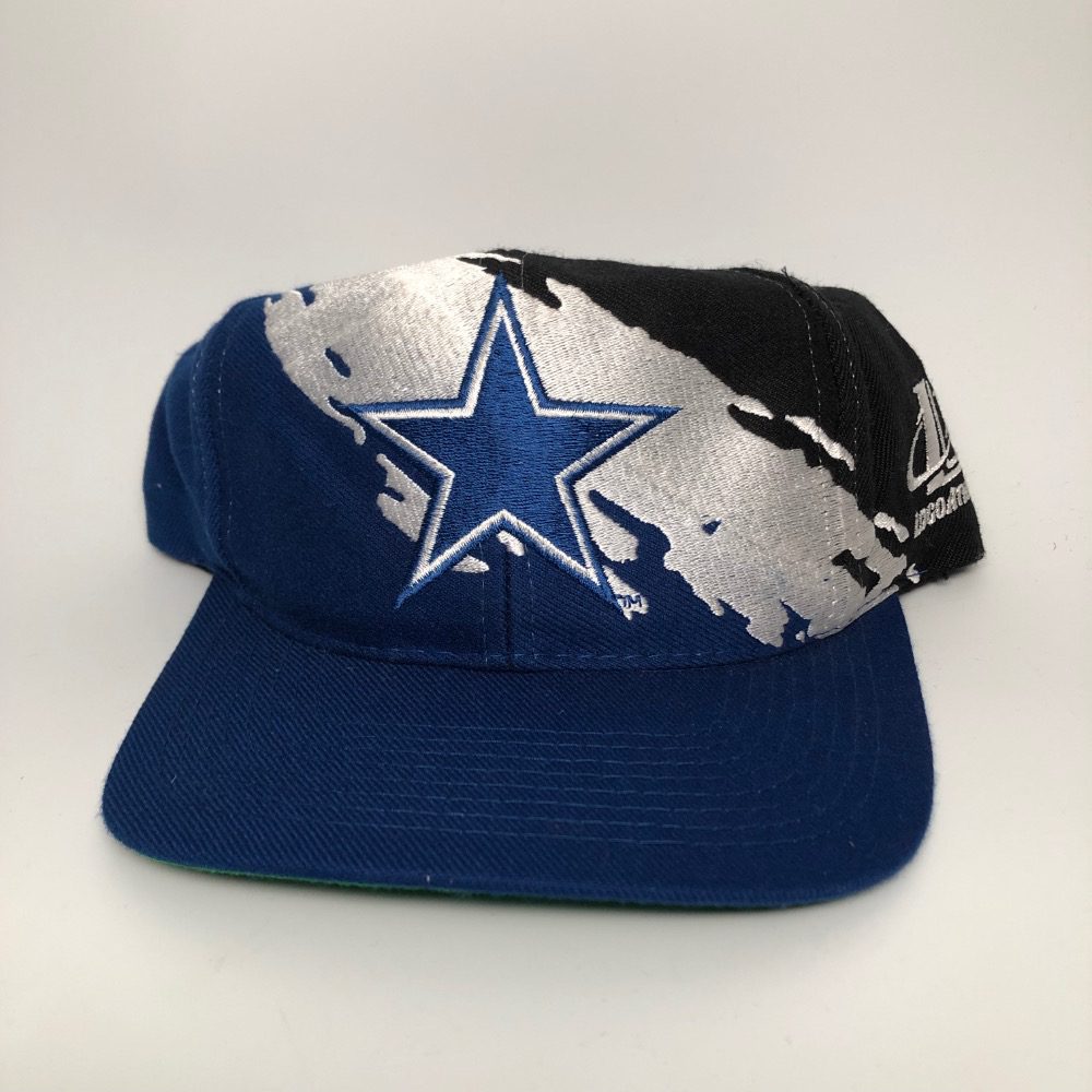 90's Dallas Cowboys Logo Athletic Splash NFL Snapback Hat – Rare VNTG