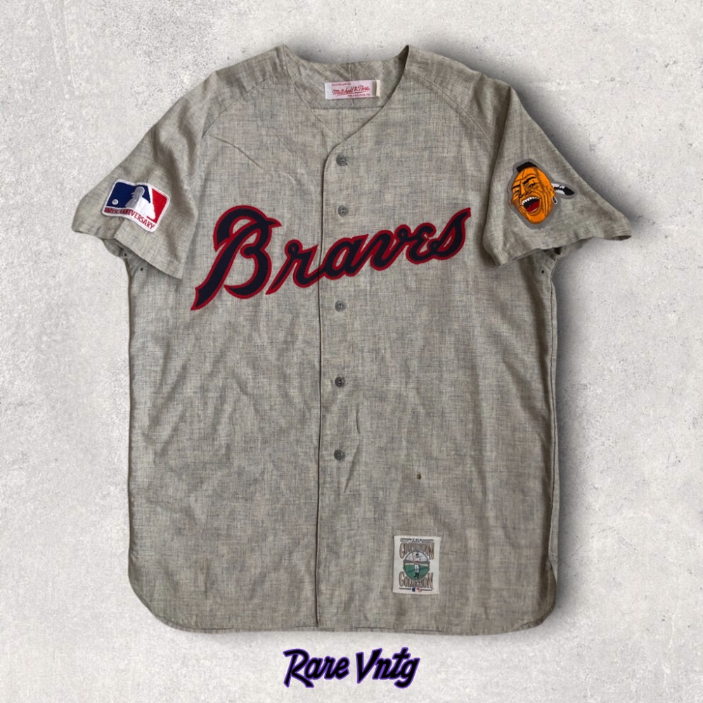 mitchell and ness braves jacket