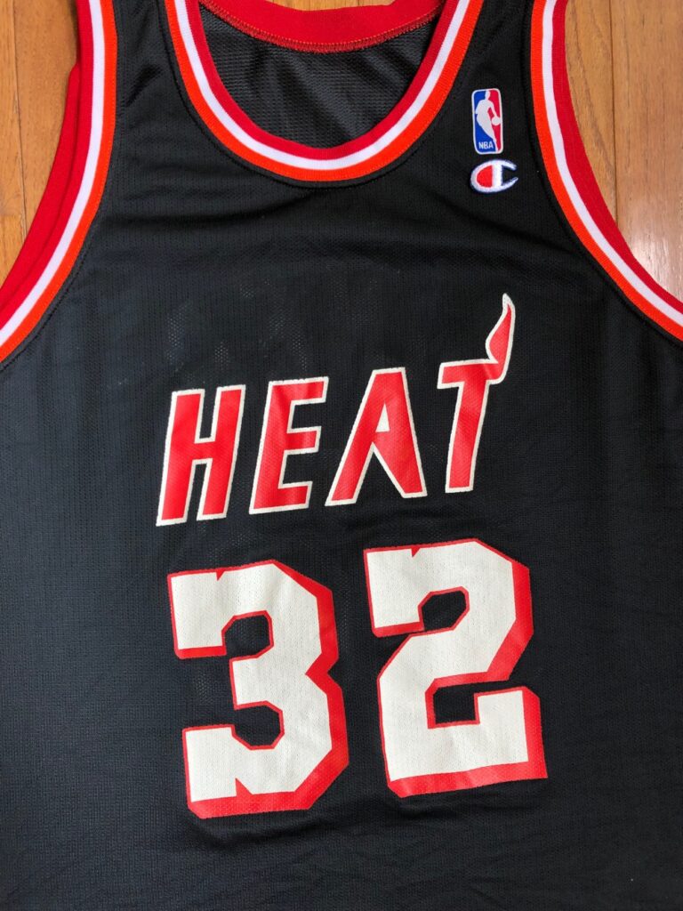90's Harold Miner Miami Heat Champion NBA Jersey Size 48 XL – Rare