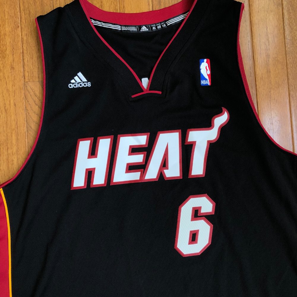 Miami Heat Lebron James 2012 Champions Adidas Basketball Jersey