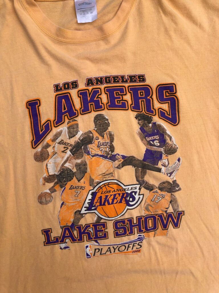 2009 Los Angeles Lakers Kobe Bryant NBA Playoffs T Shirt Size XXL – Rare  VNTG