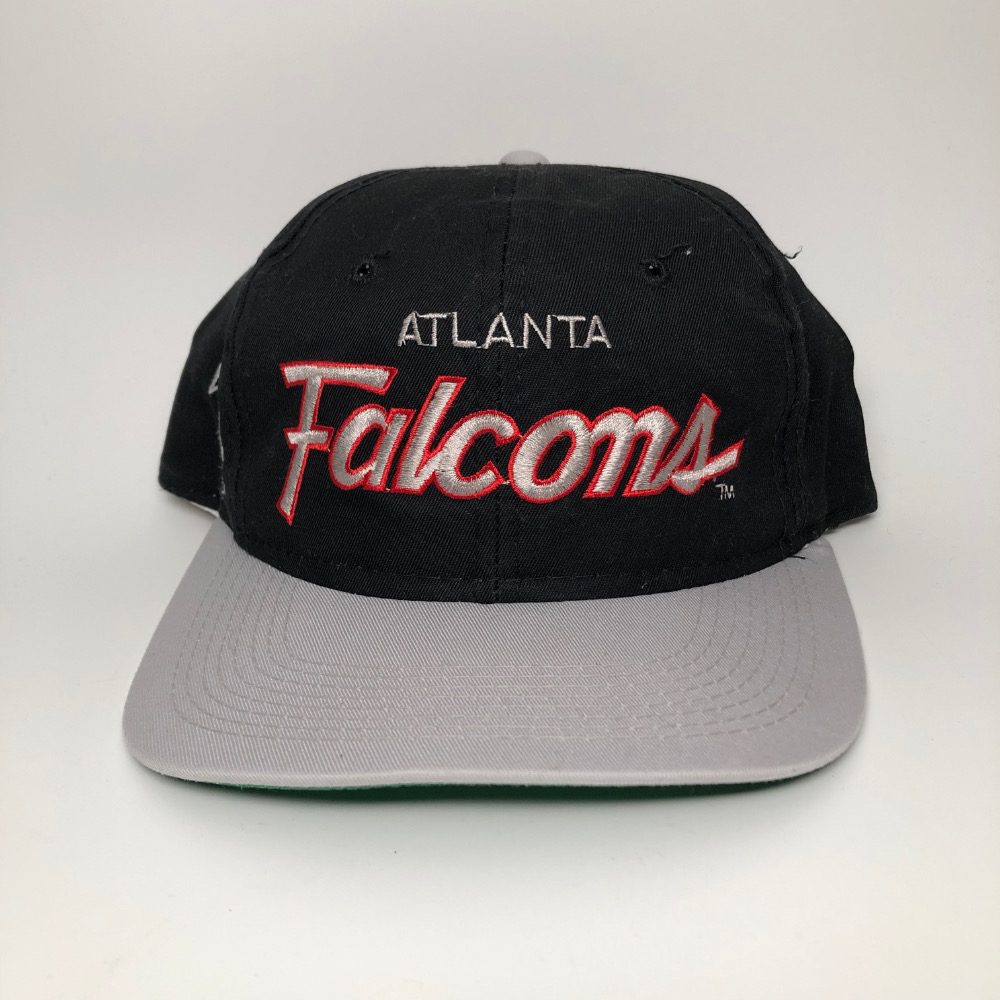 90's Atlanta Falcons Sports Specialties Script NFL Snapback Hat – Rare VNTG