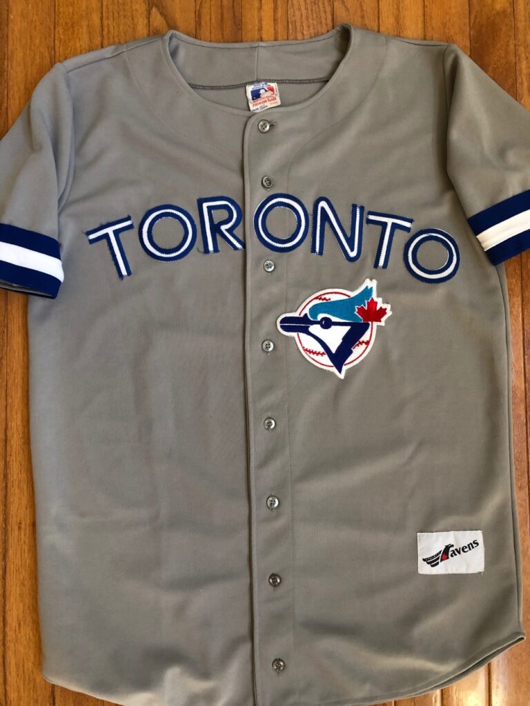 Vintage Toronto Blue Jays Ravens Jersey Size XL Gray 90s MLB 