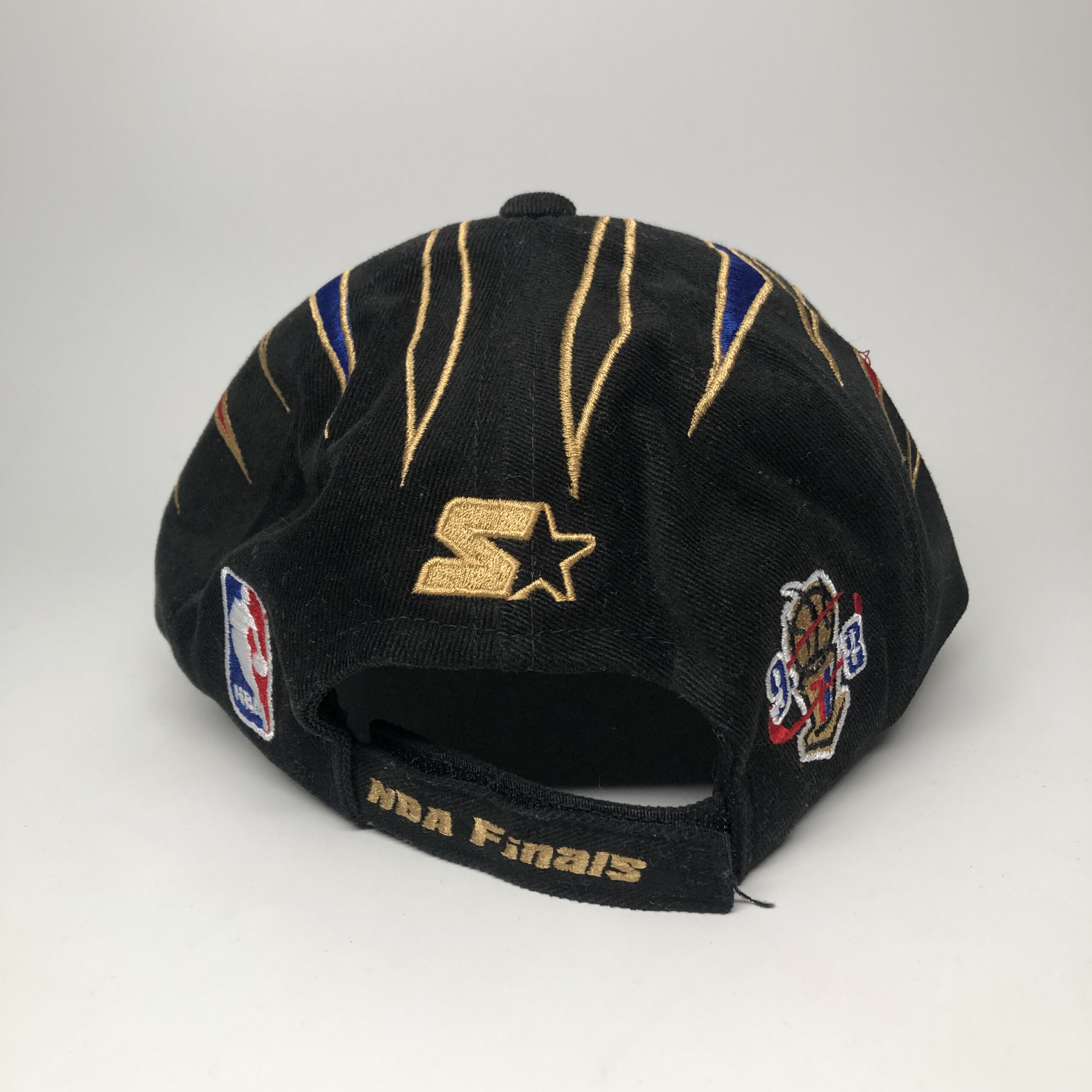 1998 Chicago Bulls NBA Champions Starter Locker Room Strapback Hat 