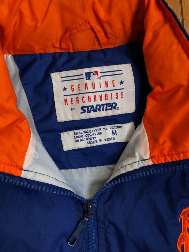 90's New York Mets Starter MLB Windbreaker Jacket Size Medium – Rare VNTG