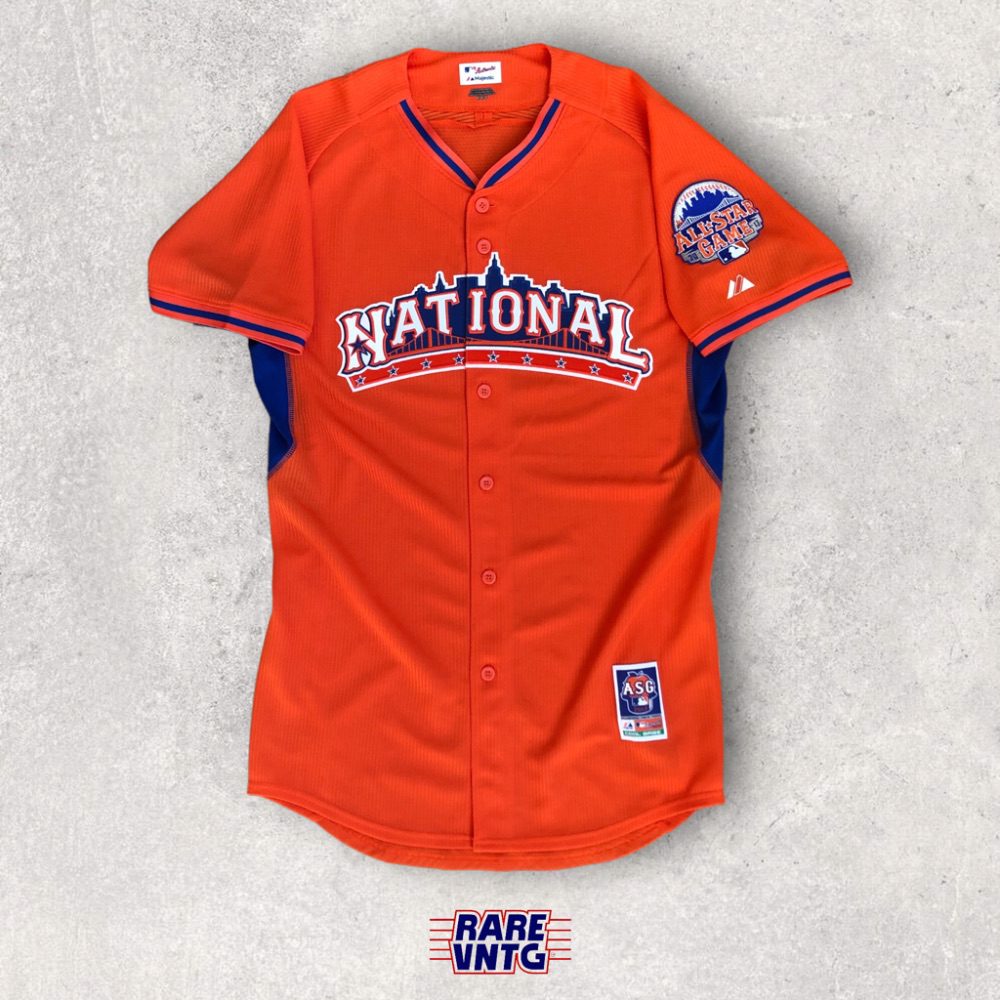 2013 National League Majestic MLB All Star Jersey New York Mets Size 40 –  Rare VNTG