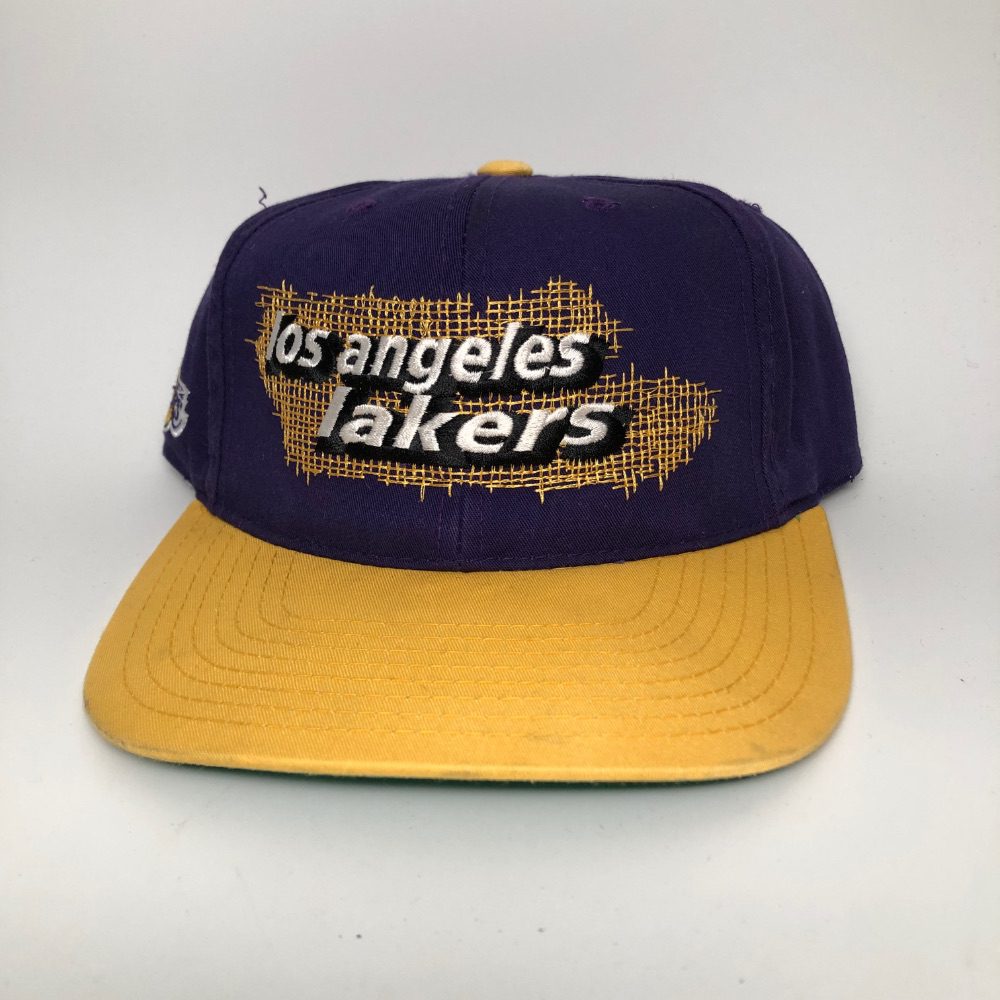 90's Los Angeles Lakers Drew Pearson NBA Snapback Hat – Rare VNTG