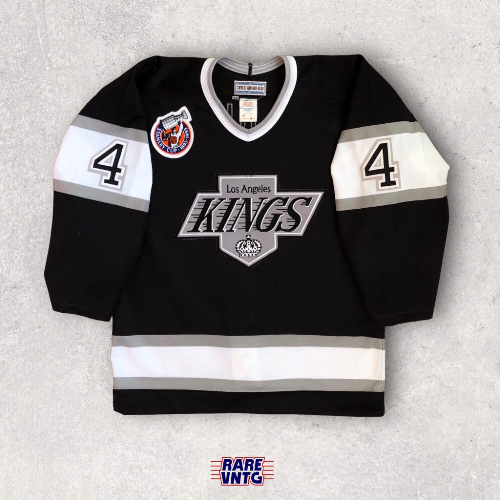 90s CCM Los Angeles Kings Black Hockey Jersey