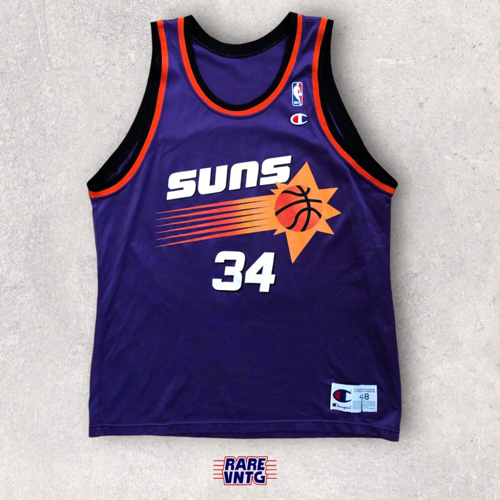 thuis radicaal masker 90's Charles Barkley Phoenix Suns Champion NBA Jersey Size 48 XL – Rare VNTG
