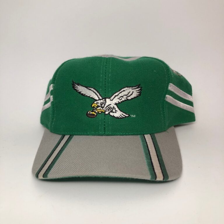 90’s Philadelphia Eagles Uniform Eastport NFL Snapback Hat Rare VNTG