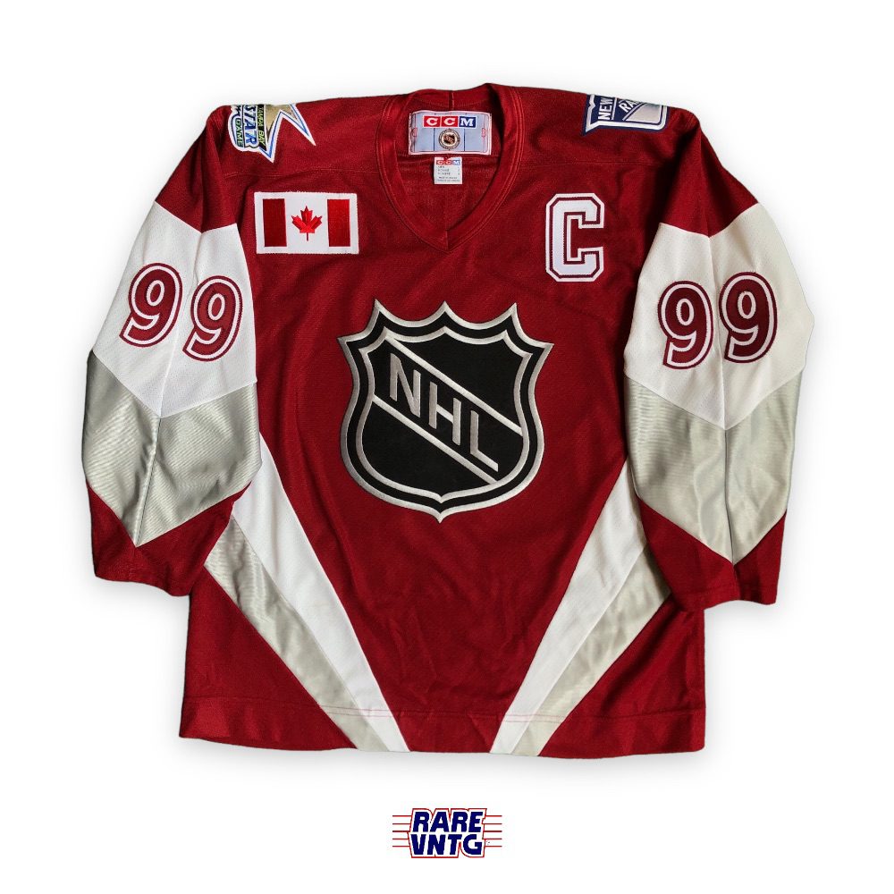 1999 Wayne Gretzky Eastern Conference NHL All Star CCM Jersey Size Large –  Rare VNTG