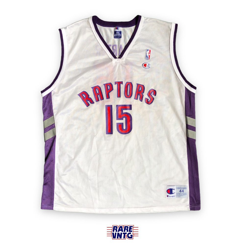2001 Vince Carter Toronto Raptors Champion NBA Jersey Size 44 Large – Rare  VNTG