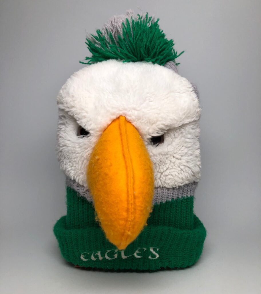 80's Philadelphia Eagles Swoop Mascot NFL Beanie Winter Hat – Rare VNTG