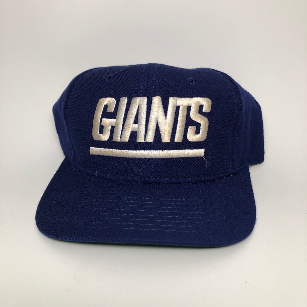 90's New York Giants Sports Specialties Script NFL Snapback Hat – Rare VNTG