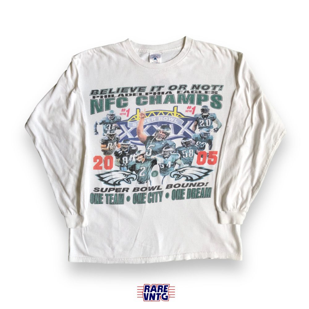1988 Philadelphia Eagles NFC East Champs Trench NFL T Shirt Size Large –  Rare VNTG