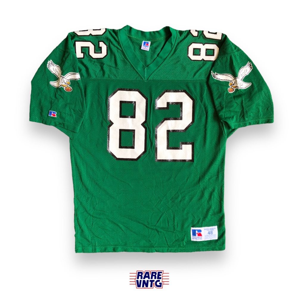 jord interview Takke 80's Mike Quick Philadelphia Eagles Russell Authentic Kelly Green NFL Jersey  Size 48 – Rare VNTG