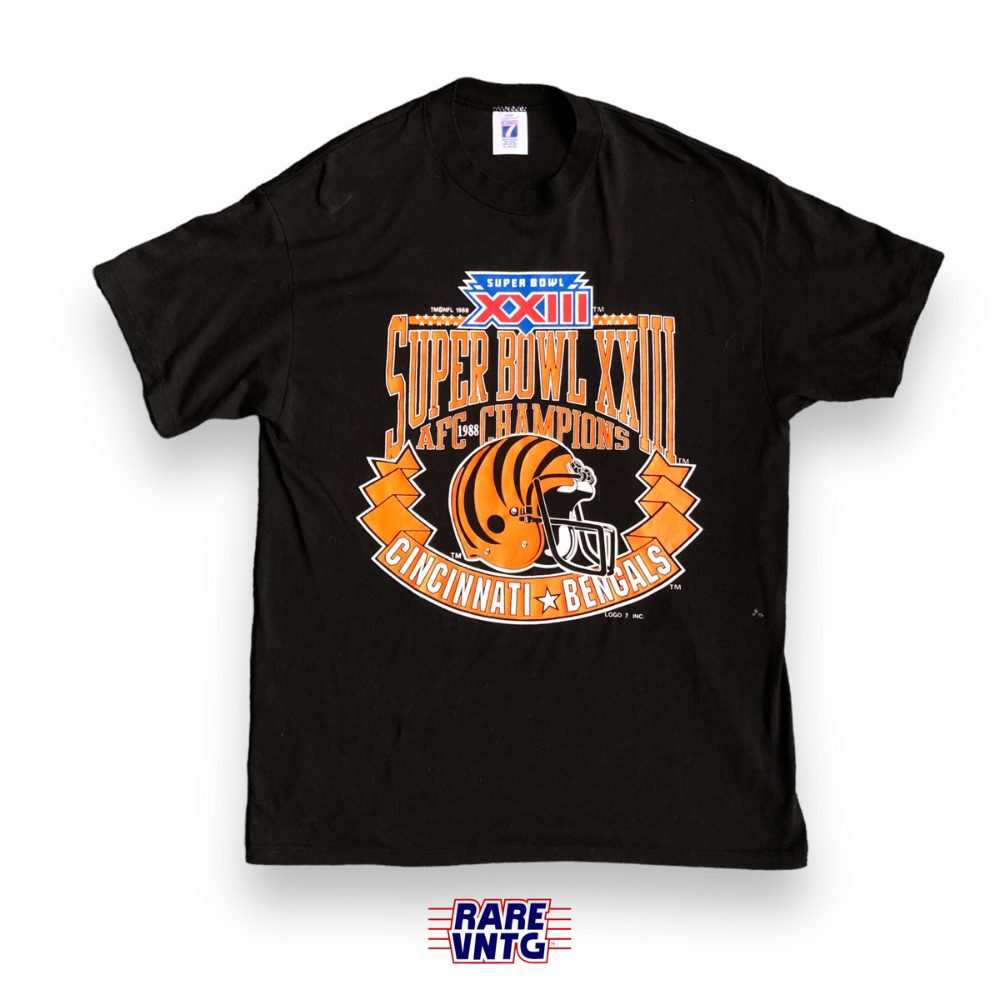 1988 Cincinnati Bengals AFC Champs Super Bowl XXIII NFL T Shirt