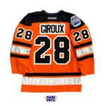 ADIDAS AUTHENTIC NHL PHILADELPHIA FLYERS GIROUX BLACK PRIMEGREEN JERSEY SIZE 46